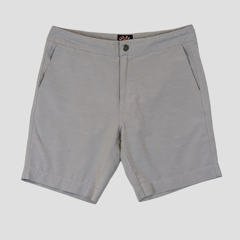 Faherty All Day Shorts 1.0 Men's 32 Ice Gray 9" Performance Chino Lightweight